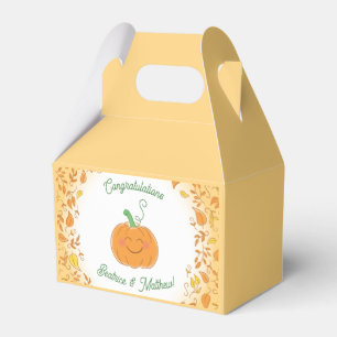 Pumpkin Baby Dusche Niedlich Fall Danke Geschenkschachtel