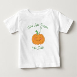 Pumpkin Baby Dusche Niedlicher Fall T-shirt