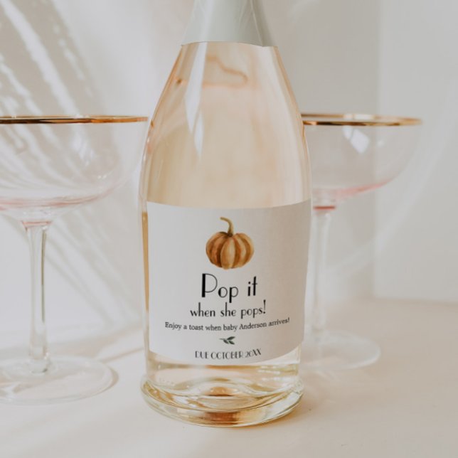 Pumpkin Baby Dusche Pop, wenn sie Pop (Von Creator hochgeladen)