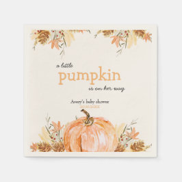 Pumpkin Baby Dusche Serviette