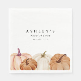 Pumpkin Baby Dusche Serviette