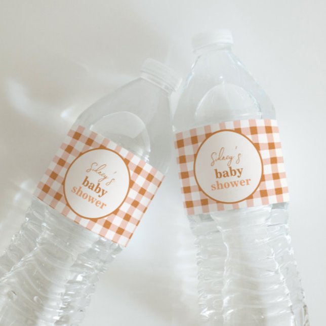 Pumpkin Baby Dusche Wasser Flaschen Labels Wasserflaschenetikett (Von Creator hochgeladen)
