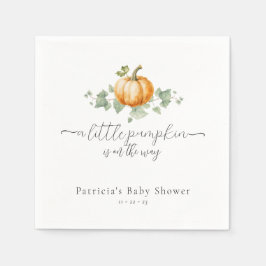 Pumpkin Baby Duwer Gender Neutral Event Napkins Serviette