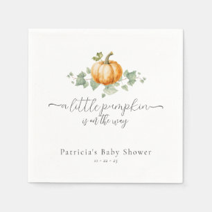 Pumpkin Baby Duwer Gender Neutral Event Napkins Serviette