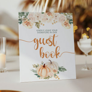 Pumpkin Baby Showbuchsignatur Poster