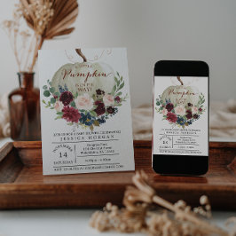 Pumpkin Baby Shower Einladung - Fall Baby Dusche