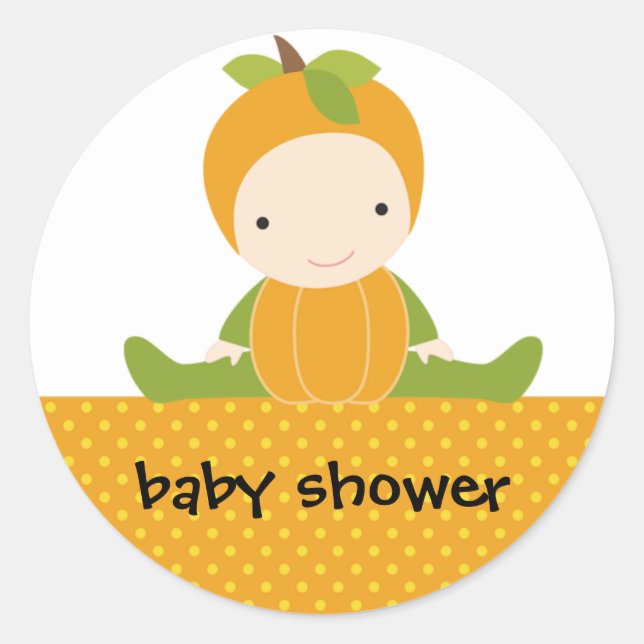 Pumpkin Baby Stickers (Vorderseite)