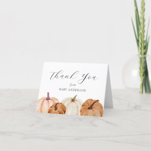 Pumpkin Baby Vielen Dank Dankeskarte