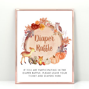 Pumpkin Babydusche Windelwanne abziehen Poster