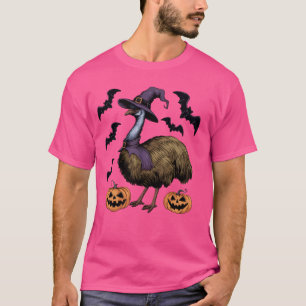 Pumpkin Bat HexenkKostüm Emu Bird Halloween T-Shirt
