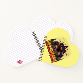 Pumpkin Beängstigend House, Halloween Notizbuch