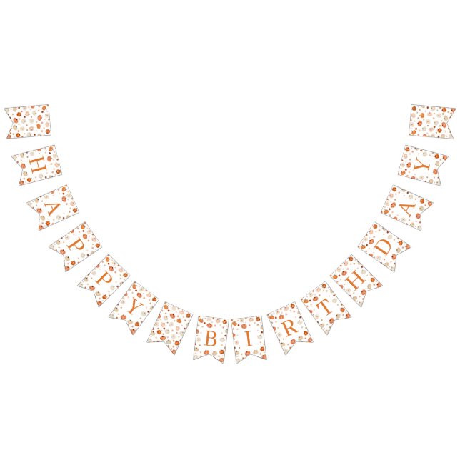 Pumpkin Birthday Banner Garland (Alle)