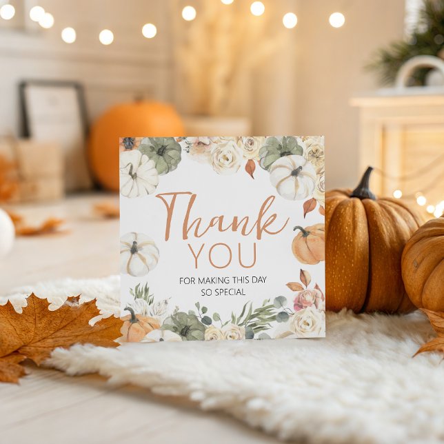 Pumpkin Birthday Favor Tag Geschenkanhänger (Von Creator hochgeladen)