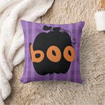 Pumpkin Black Lila Karierte Halloween-Muster