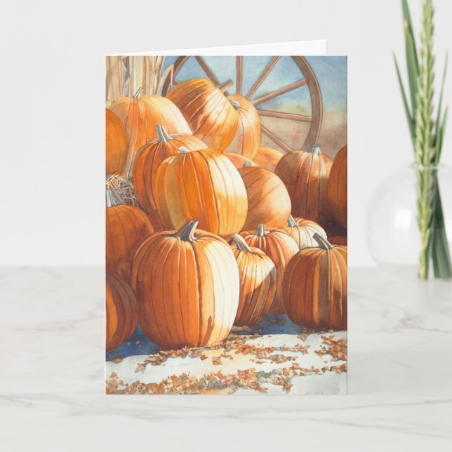 Pumpkin Blank Karte (Vorderseite)