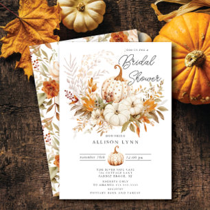 Pumpkin Blossom Brautparty Einladung