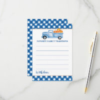 Pumpkin Blue Truck Baby Duwer Familientraditionen