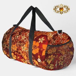 Pumpkin-Blume Duffle Bag
