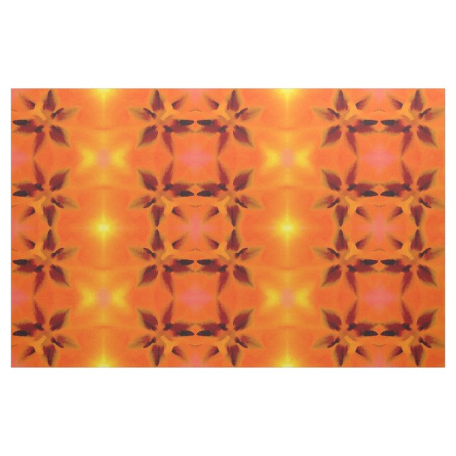 Pumpkin-Blume Stoff (Fat Quarter (45,7 x 55,9 cm))