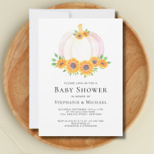 Pumpkin Botanical Couples Kinderdusche