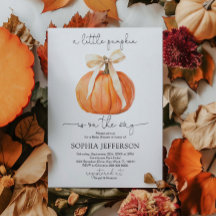 Pumpkin Bow | Fall Little Pumpkin Baby Dusche