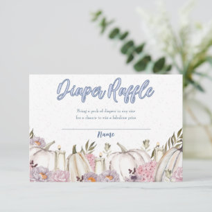 Pumpkin Boy Blue Baby Duschdusche Windelwaschkarte Einladung