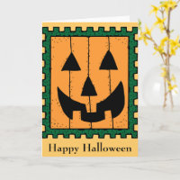 Pumpkin Briefmarke Grußkarte