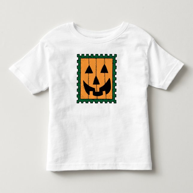 Pumpkin Briefmarke Kleinkind T - Shirts (Vorderseite)