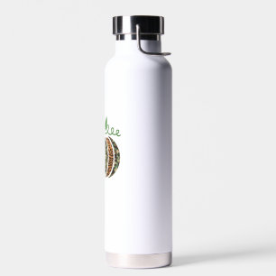 Pumpkin Camouflage Leopard Print Erntedank Es ist Trinkflasche