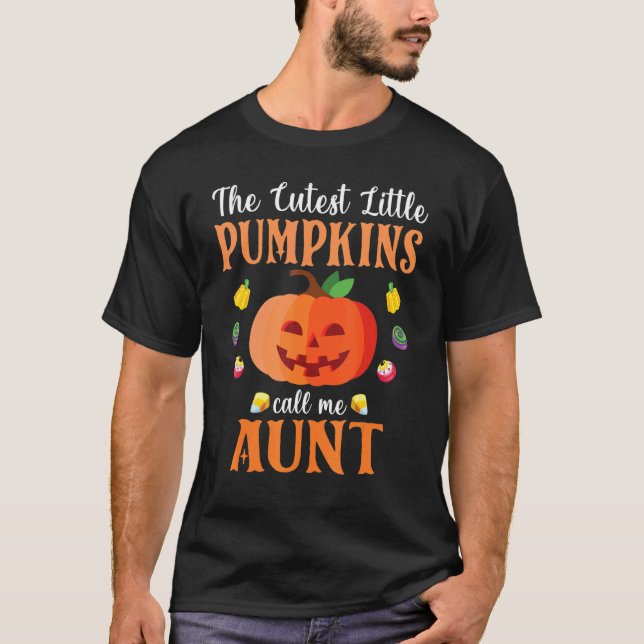 Pumpkin Candy Corns Die Niedlichen kleinen Pumpkin T-Shirt (Vorderseite)