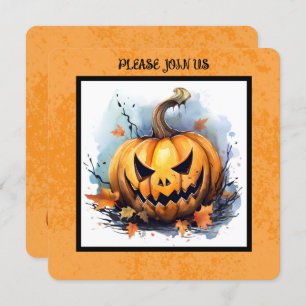 PUMPKIN CARVING CONTEST PARTY FEIERTAGSKARTE