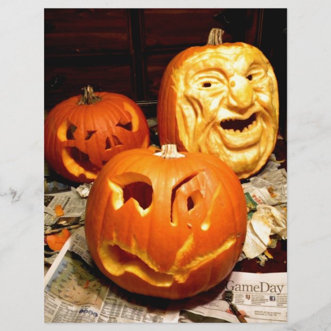 Pumpkin Carving I (Vorderseite)