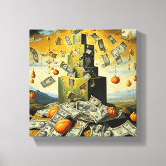 Pumpkin Cash Leinwanddruck