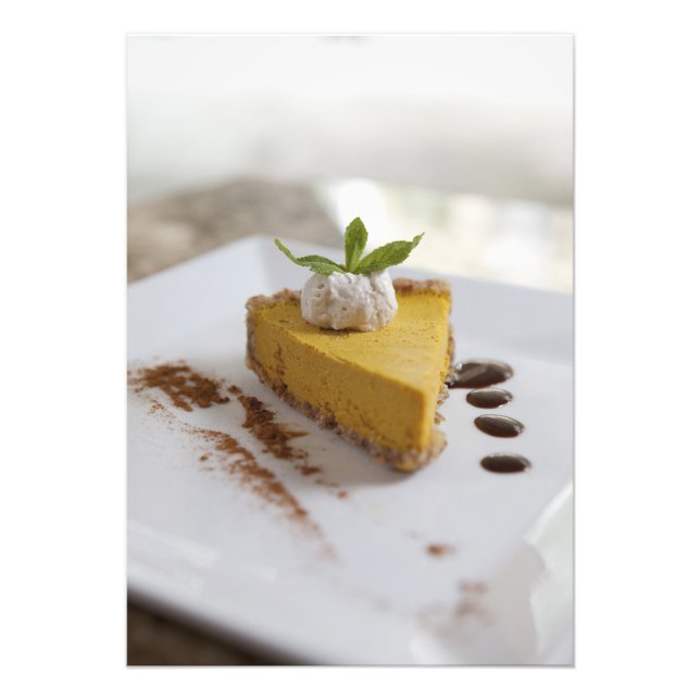 Pumpkin Cheesecake Fotodruck (Vorne)