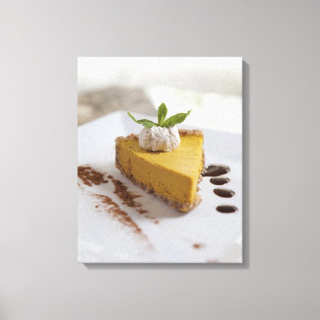 Pumpkin Cheesecake Leinwanddruck (Vorderseite)