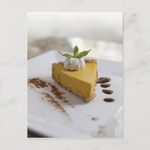 Pumpkin Cheesecake Postkarte
