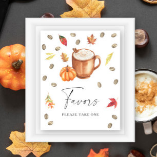 Pumpkin Coffee Brautparty Favoriten Poster