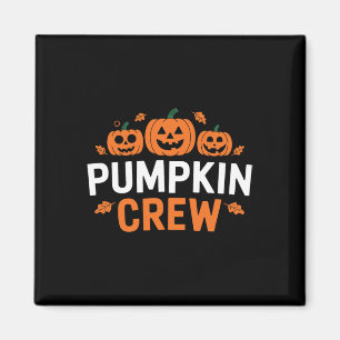 Pumpkin Crew Funny Matching Pumpkin Patch Familie Magnet