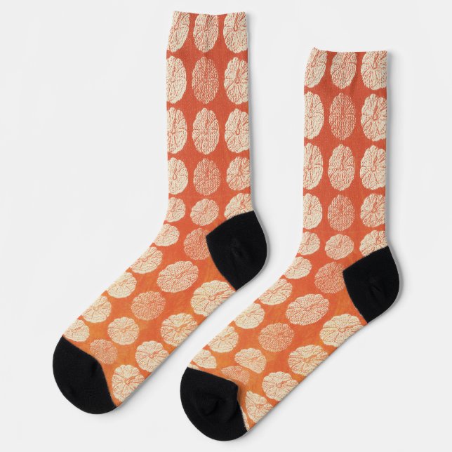 Pumpkin Crew Socks Socken (Linkes Detail)