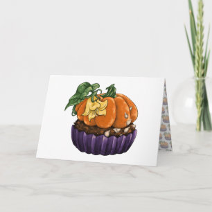 Pumpkin Cupcake Karte