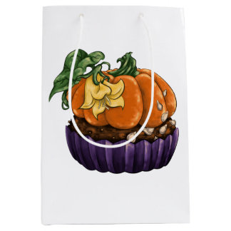 Pumpkin Cupcake Mittlere Geschenktüte