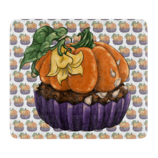 Pumpkin Cupcake Schneidebrett