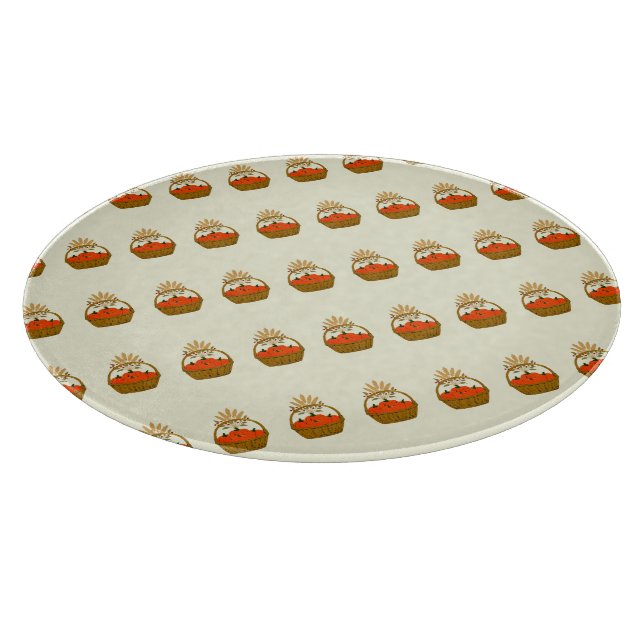 🎃 **Pumpkin Cutting Board Schneidebrett (Ecke)
