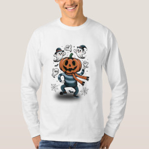 Pumpkin Dance Party - Fun Halloween Design T-Shirt