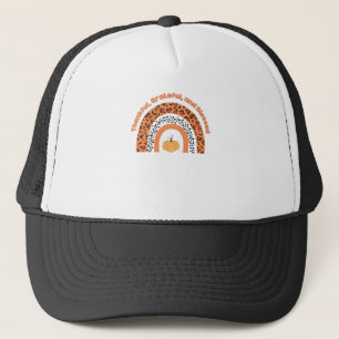 Pumpkin design truckerkappe