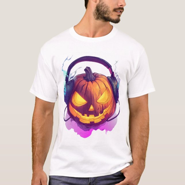 Pumpkin DJ Party T-Shirt (Vorderseite)
