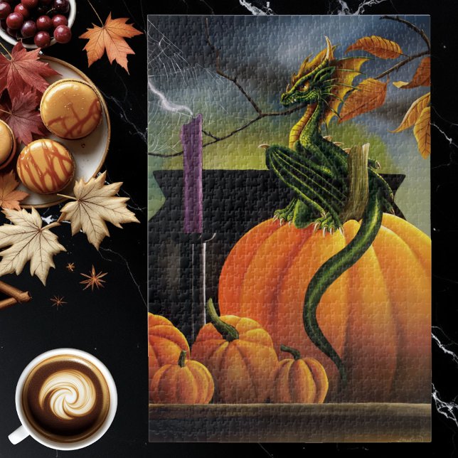 Pumpkin Dragon Cauldron Halloween Puzzle (Von Creator hochgeladen)