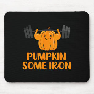 Pumpkin einige Eisen Spaß Halloween Gym Workout Li Mousepad