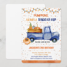 Pumpkin-Einladung