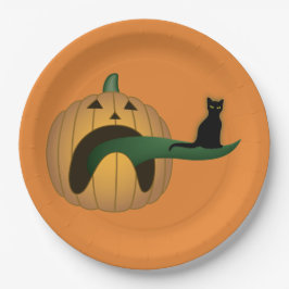 Pumpkin-Ekel Pappteller